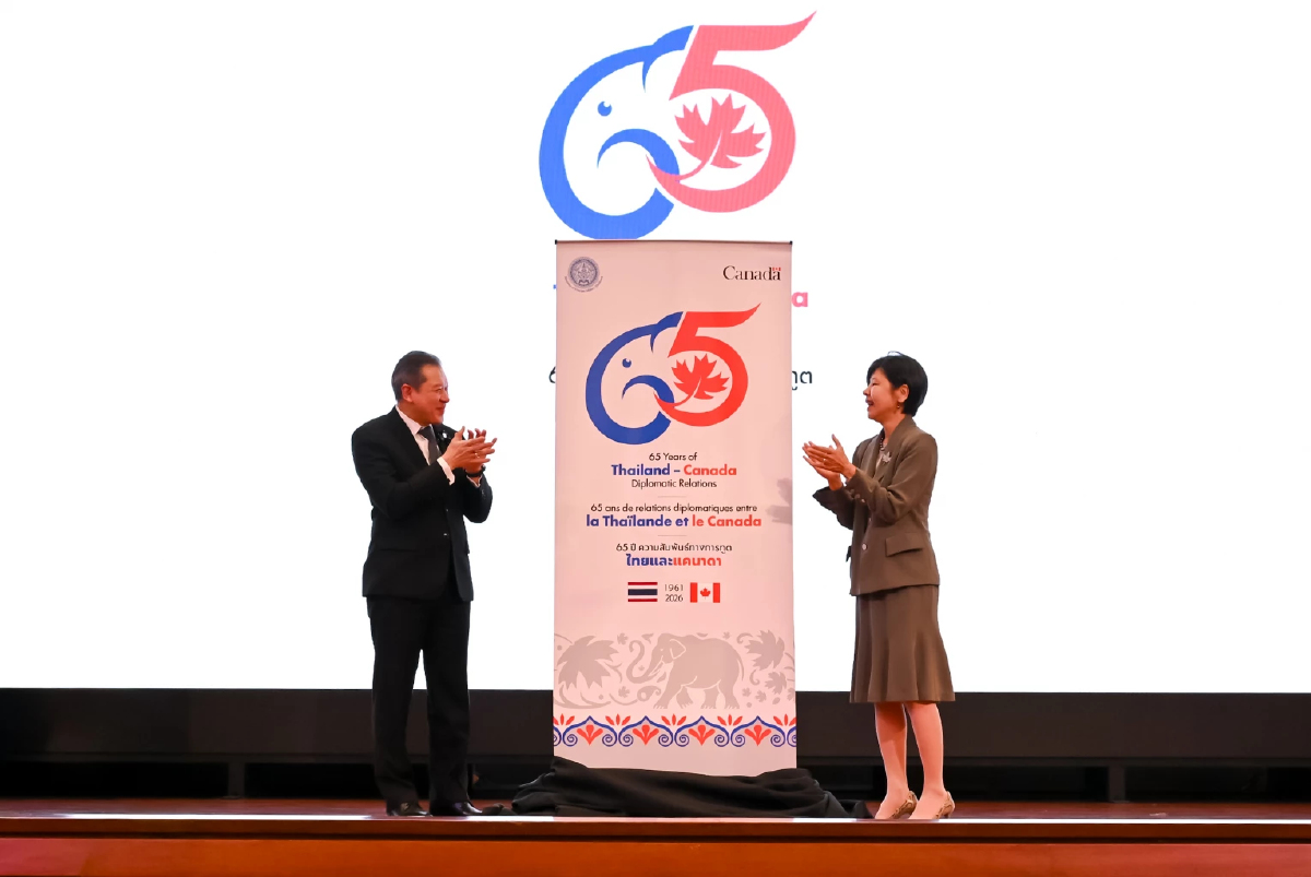 สถานทูตแคนาดาเปิดตัวตราสัญลักษณ์ครบรอบ 65 ปีความสัมพันธ์ทางการทูต