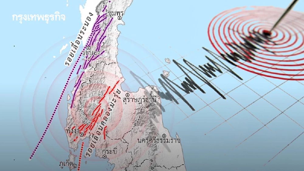 ด้ามขวานไทยสั่นสะเทือน สุราษฎร์ธานี กับ 2 รอยเลื่อนยักษ์ที่ยังไม่หลับสนิท