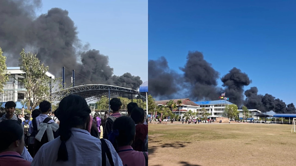 อัปเดต ไฟไหม้ปั๊มน้ำมัน ใกล้โรงเรียนที่ขอนแก่น เร่งควบคุมเพลิง