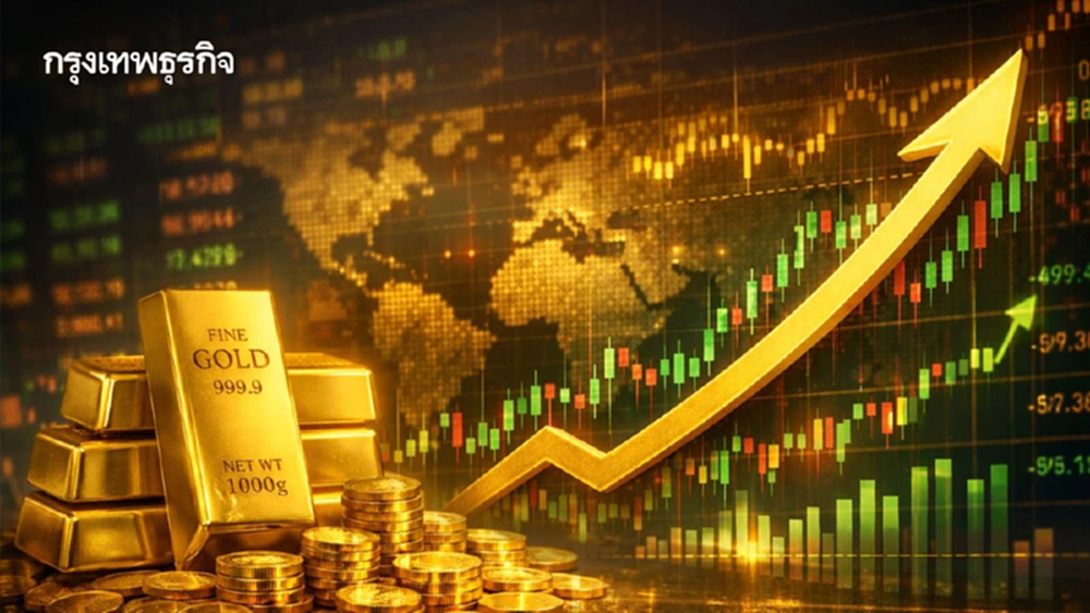 ทองคำเข้าใกล้จุดสูงสุดในรอบ 1 เดือน มุ่งสู่การปรับขึ้นเดือนที่ 7