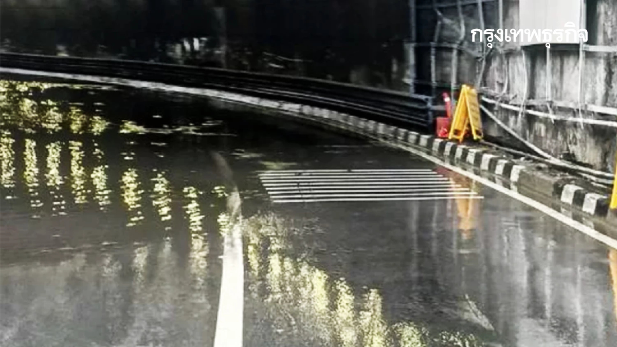 กระทบคนกรุงเทพ ปิดอุโมงค์ดินแดง 6 ชั่วโมง เพื่อล้างท่อระบายน้ำ