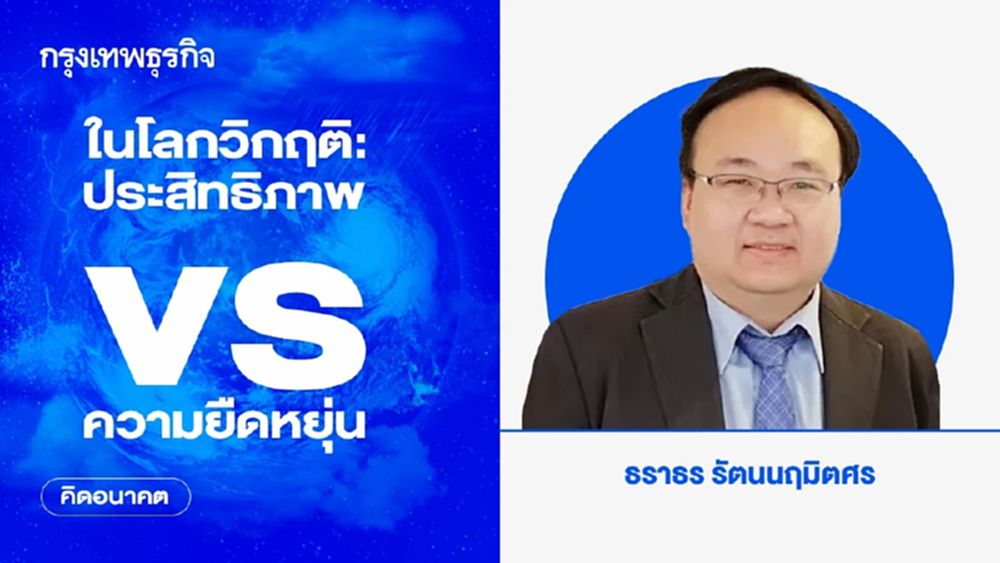 ในโลกวิกฤติ: ประสิทธิภาพ vs ความยืดหยุ่น