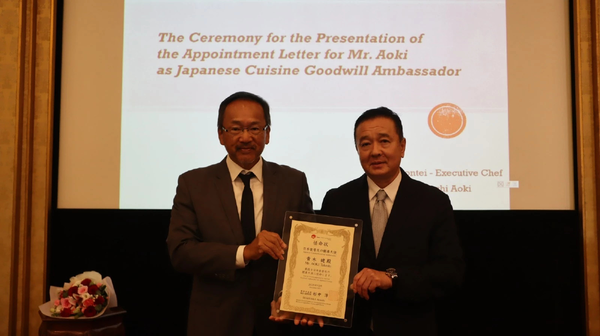 ญี่ปุ่นแต่งตั้ง “ทูตสันถวไมตรีเพื่อการเผยแพร่อาหารญี่ปุ่น”
