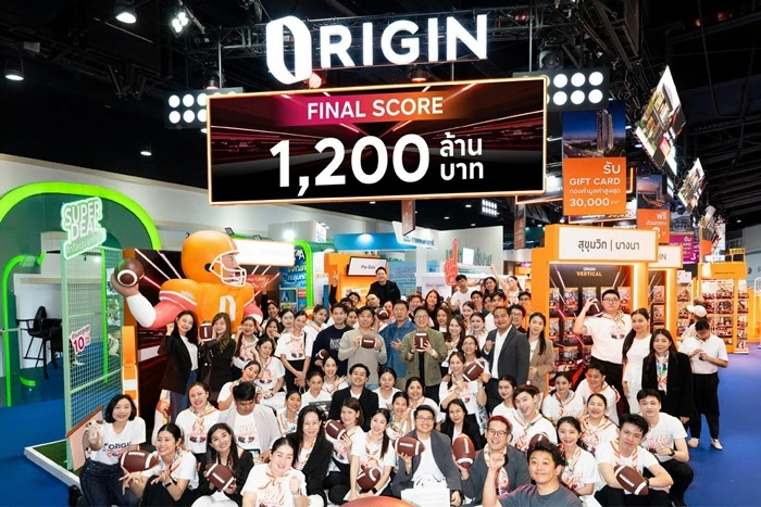 ดีลแรงฝ่าพายุเศรษฐกิจ ออริจิ้นกวาด 1.2 พันล้านในมหกรรมบ้านและคอนโด 4 วัน