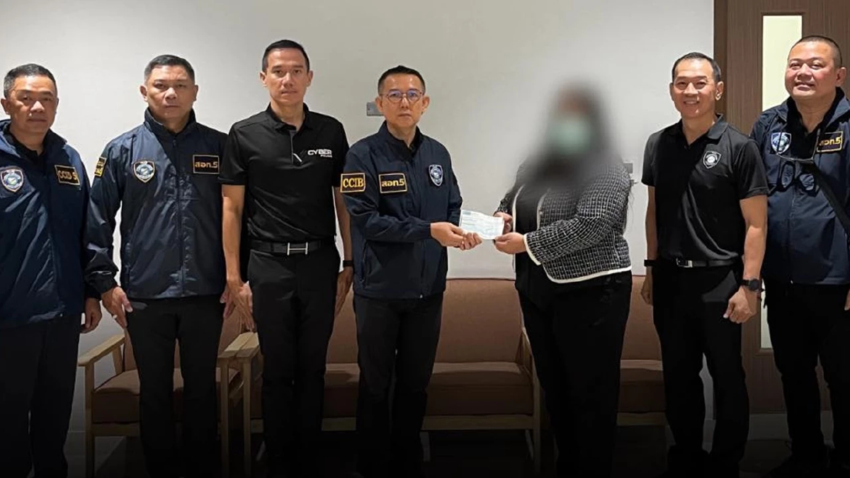 หลอกทำนายหน้า TikTok ล่อกำไรปลอม หลอกโอนเงิน ตร.ตามอายัดเงินคืน