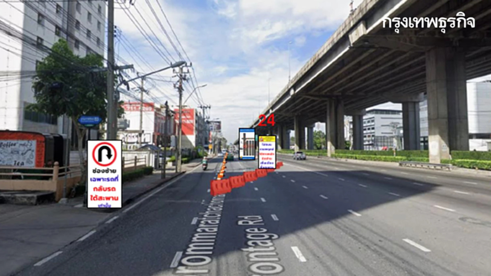 เช็กด่วน ปิดถนน สะพานข้ามทางรถไฟ 25 วัน ถนนบรมราชชนนี ขาออก ติดแน่