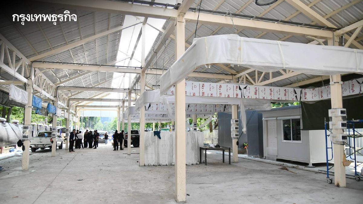 ศูนย์อาหาร Hawker Center สวนลุม คืบหน้า 95% พร้อมเปิด พ.ค.นี้