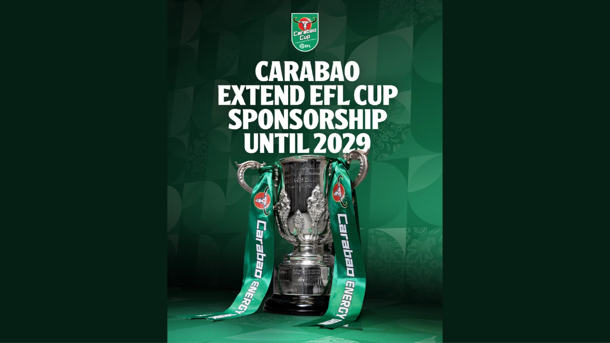 คาราบาว และ EFL ขยายความร่วมมือครั้งประวัติศาสตร์ ต่อสัญญา Carabao Cup ถึงปี 2029