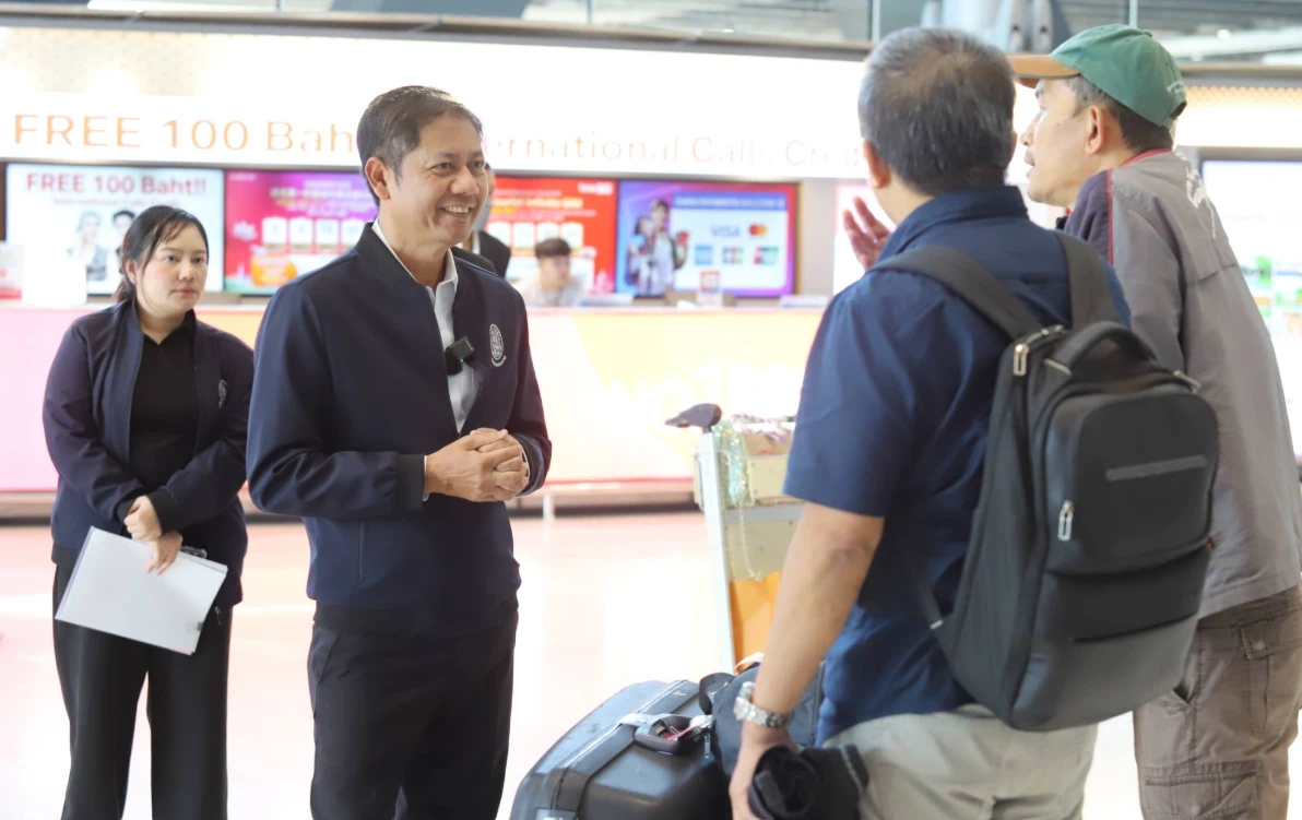 11 แรงงานไทย จากบาห์เรน-อิหร่าน ถึงไทยแล้ว พร้อมดูแลเยียวยาเต็มที่