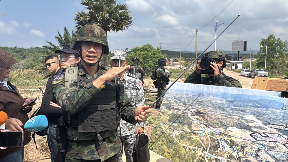 ผบ.ฉก.นย.ตราด ตรวจพบ กัมพูชายิงยั่วยุ- อ้างสถานทูตจีนเพิ่มกำลัง