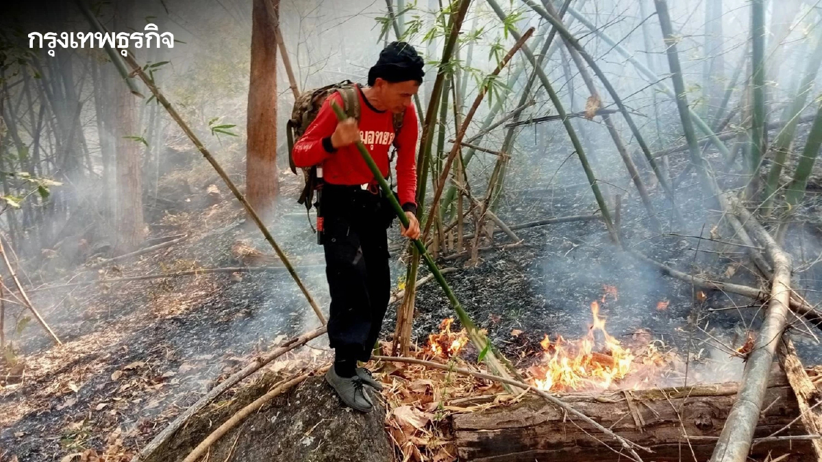 ไฟป่าลาม 'ดอยใจ' แจ้ห่ม หลังดาวเทียมชี้เป้า Hotspot 4 จุด พบเสียหายกว่า 85 ไร่