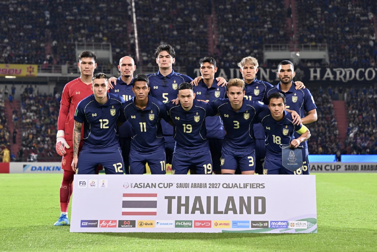 ช้างศึกผงาด! ไทยดับเติร์กฯ 2-1 ซิวแชมป์กลุ่ม ลุยเอเชียนคัพ 2027