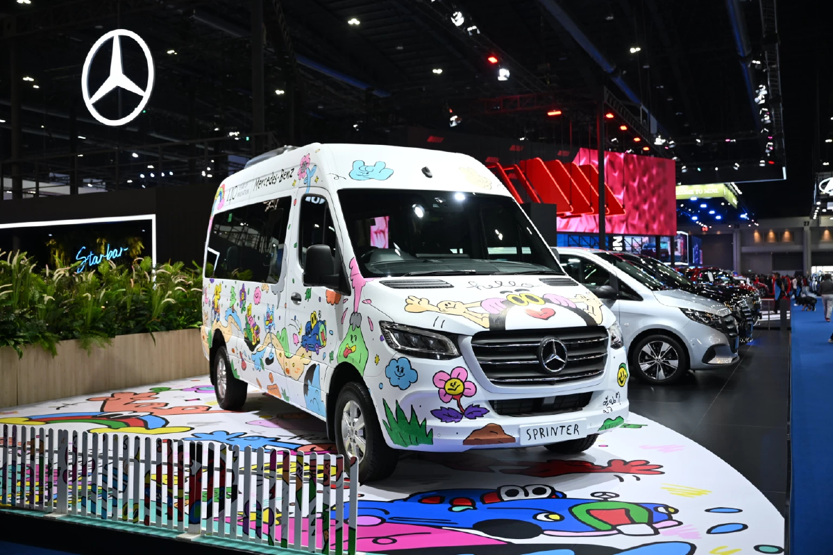 เมอร์เซเดส-เบนซ์ เปิดบูธมอเตอร์โชว์ รับเด็กนักเรียนเยาววิทย์