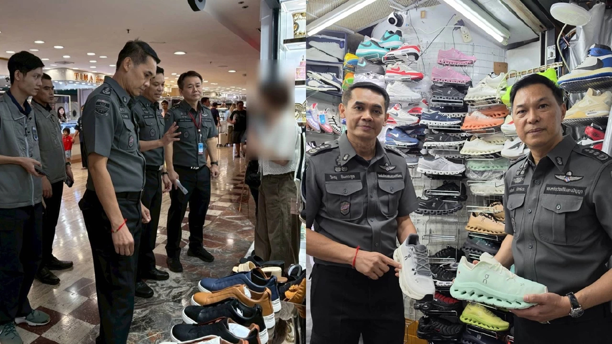 ฉาว 'ห้าง' ชื่อดัง ซุกสินค้าละเมิดลิขสิทธิ์อื้อ ยึดของกลาง 20 ล้าน