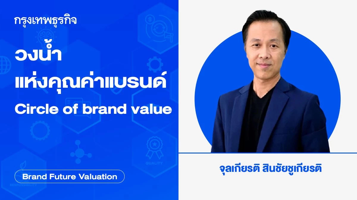 วงน้ำแห่งคุณค่าแบรนด์ Circle of brand value