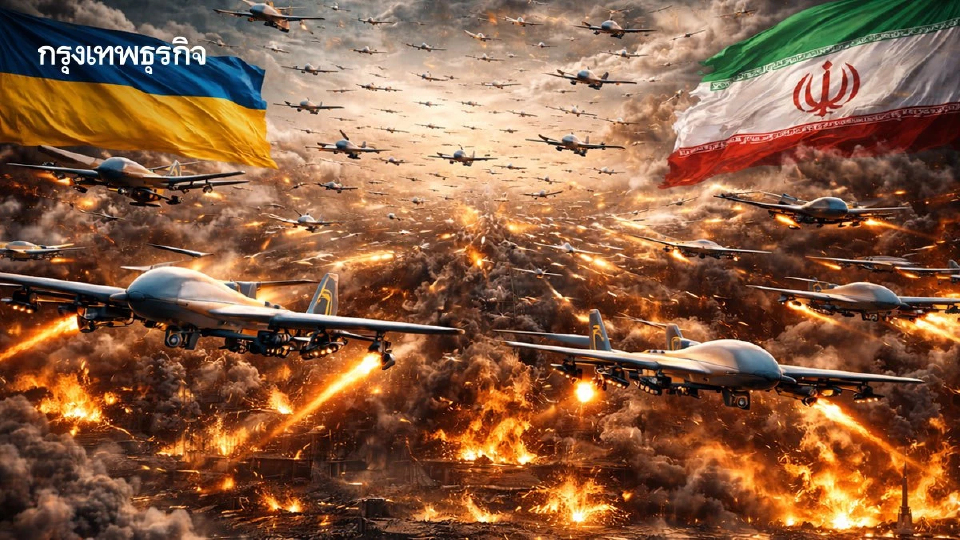 สงครามก็ต้องลดต้นทุน  สหรัฐลุยใช้ 'โดรนยูเครน' หมื่นลำรับมืออิหร่าน