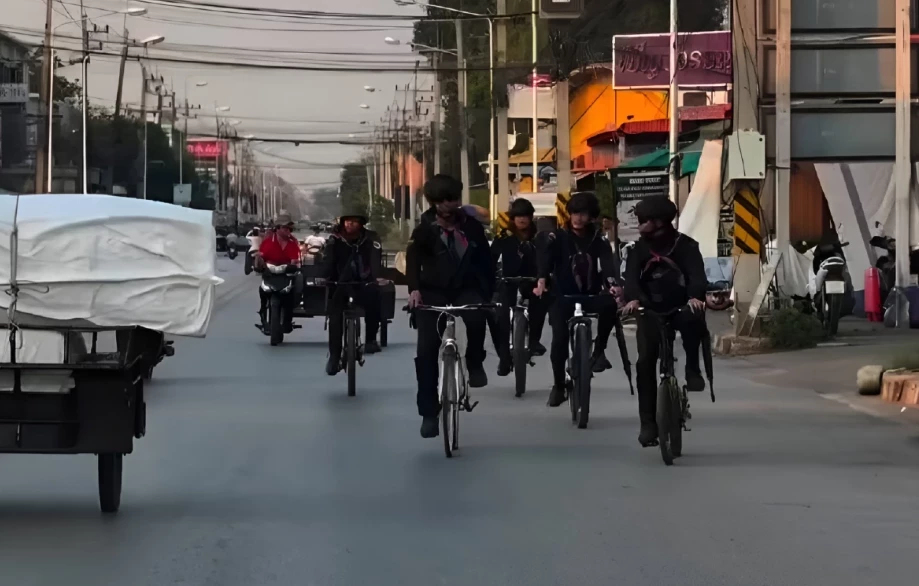 ทหารพราน 12 ส่ง 'ชุดลาดตระเวนจักรยาน' คุมเข้มชายแดนสระแก้ว