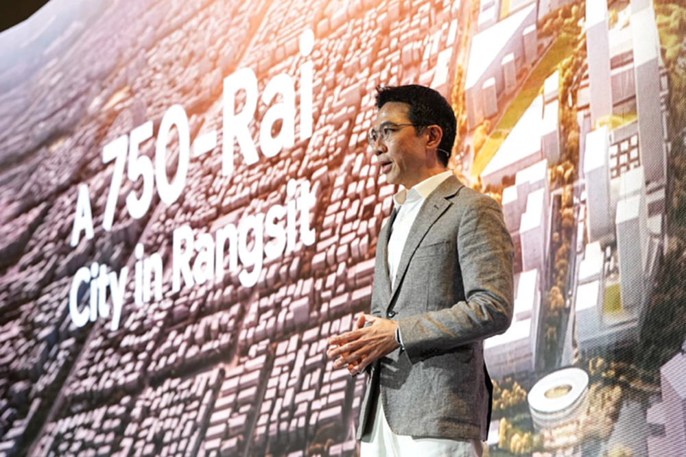 เซ็นทรัลพัฒนา เคลื่อนทัพแรง! ลุยอภิมหาโปรเจกต์ 5 ปี 1.1 แสนล้าน โชว์โครงการเมกะสเกลยักษ์รังสิต 750 ไร่ ใหญ่สุดในประเทศไทย