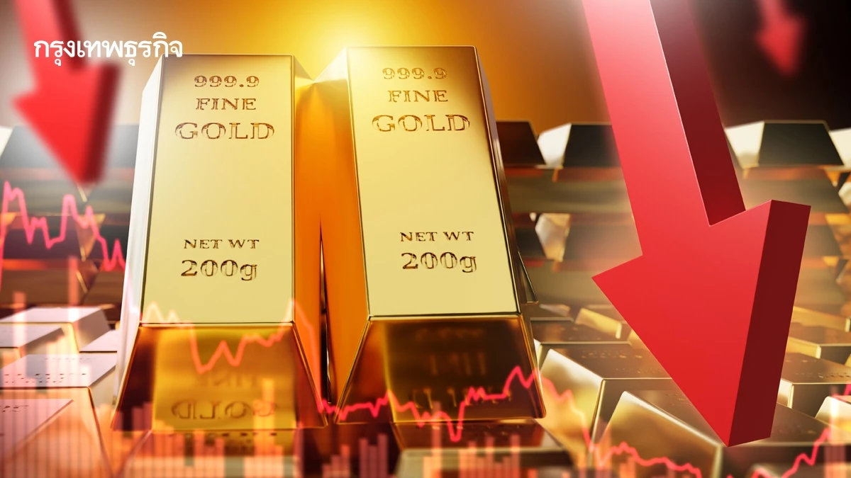 ราคาทองวันนี้ ร่วงเกือบ 4,700 ดอลลาร์  ต่ำสุดในรอบกว่าหนึ่งเดือน