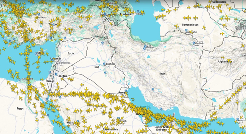 วิทยุการบินฯ ยันน่านฟ้าไทยพร้อมรับสถานการณ์ตะวันออกกลางระอุ