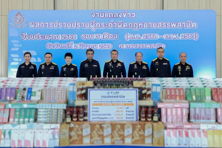 สรรพสามิตกวาดล้างบุหรี่เถื่อน 5 เดือนหมื่นคดี จ่อรื้อโครงสร้าง “ภาษีอัตราเดียว”