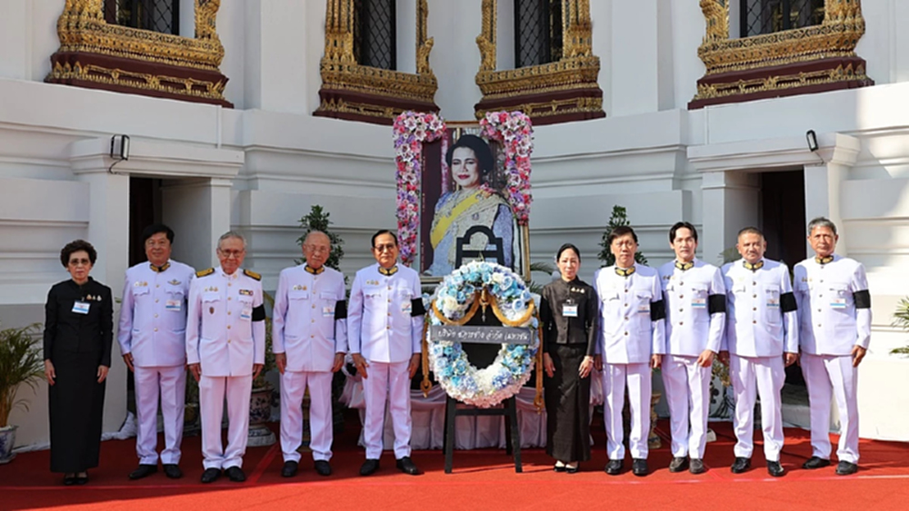 กลุ่มบริษัท ช.การช่าง ร่วมเป็นเจ้าภาพบำเพ็ญกุศลและวางพวงมาลาถวายสักการะ พระพันปีหลวง