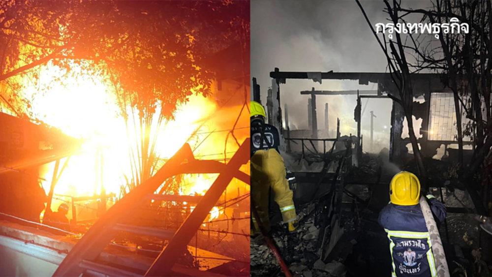 วอดหมดหลัง ไฟไหม้บ้าน ซอยรามคำแหง 39 แยก 1 เจ็บ 2 สำลักควัน-เป็นลม