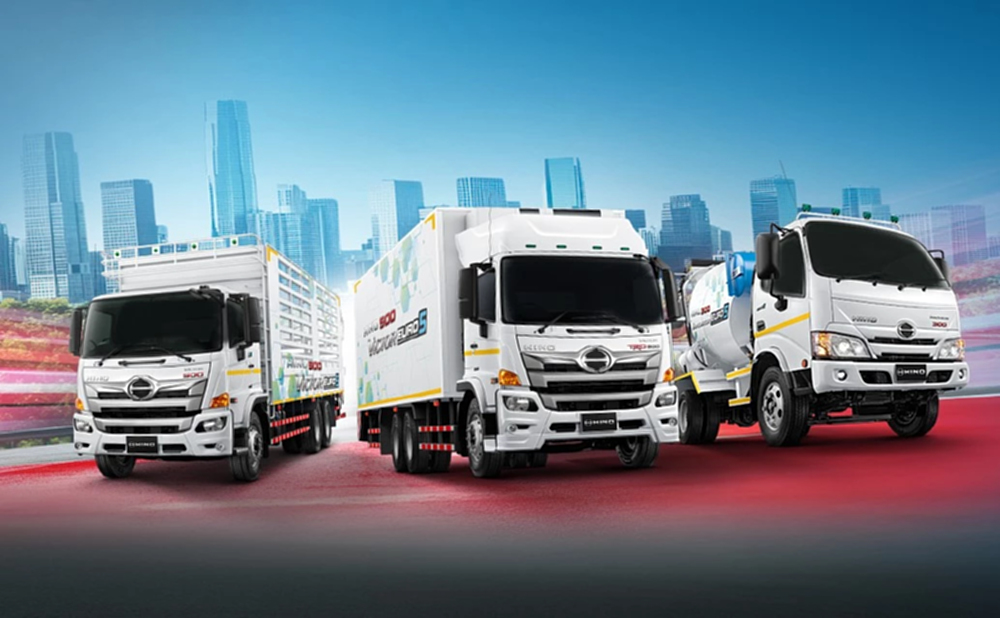 ฮีโน่ เสริมตลาด รถบรรทุก EURO 5 - เสริมรถโม่ขนาดเล็กรับงานก่อสร้าง