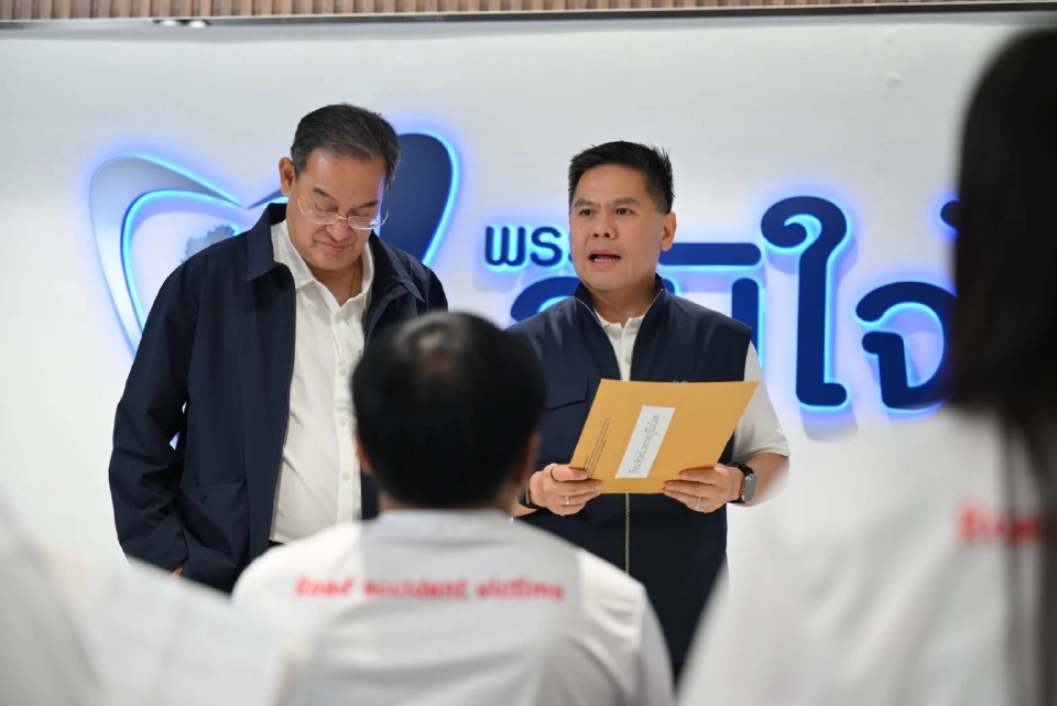 'วราวุธ' รับข้อเสนอมูลนิธิเมาไม่ขับ บรรจุในนโยบายรัฐบาล