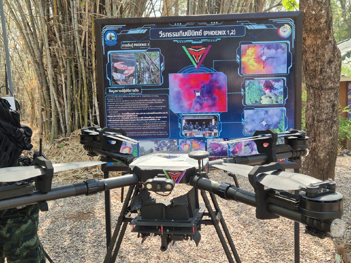 รับศึกรอบ3 'ฉก.ราชมนู' เปิด ตัวโดรนพิฆาต รบ กัมพูชา เร่งผลิตอื้อ