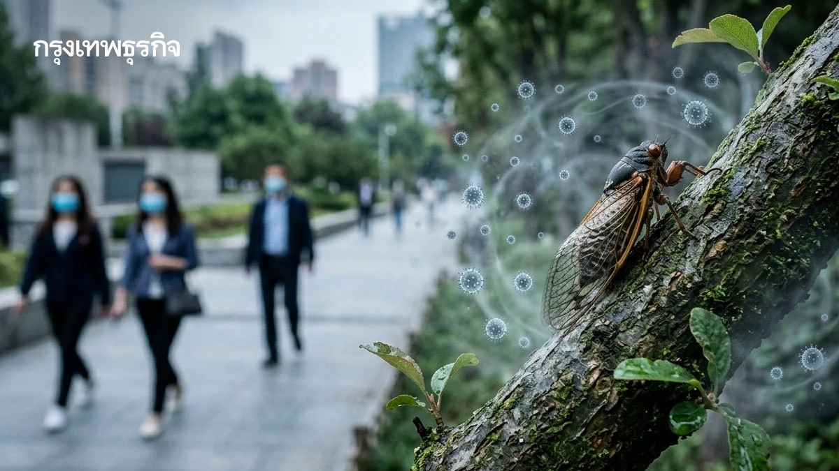 'โควิด 19 cicada' ชื่อเล่นว่า 'จั๊กจั่น' แต่ไม่ได้เกี่ยวข้อง