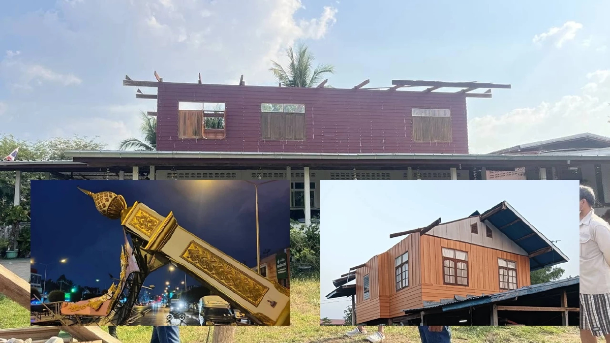 ช่วยเหลือเร่งด่วน พายุฤดูร้อนถล่ม ประชาชนเดือดร้อน 323 ครัวเรือน