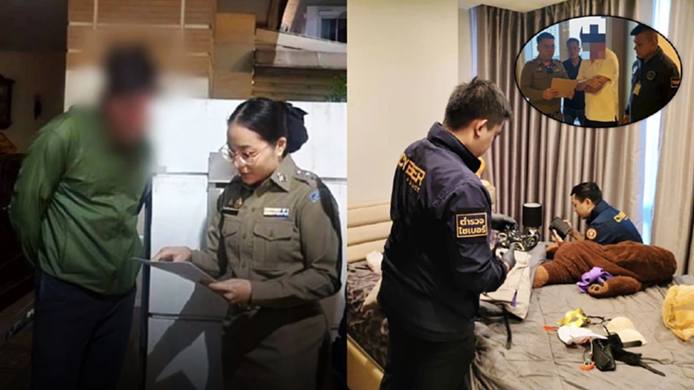 บุกจับสี่หนุ่ม 4 จุด กทม. สมุทรปราการ ชลบุรี อยุธยา ขายคลิปอนาจารเด็ก