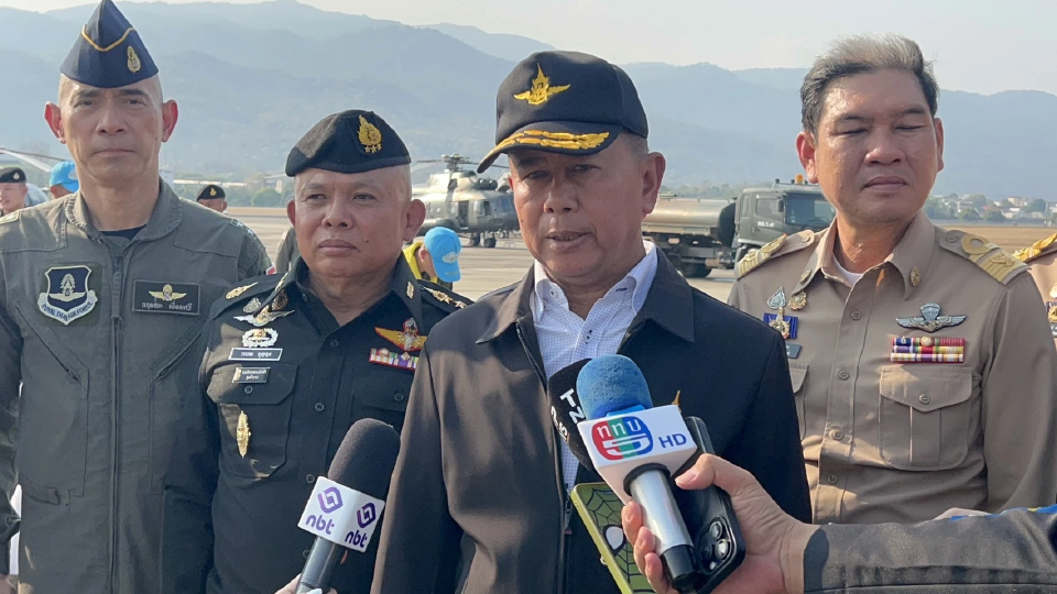 รมช.กห.คิกออฟ เปิดยุทธการดับไฟป่า สกัด PM2.5–หมอกควัน