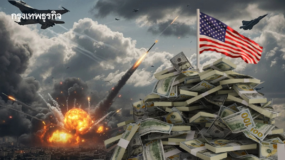 สงครามอิหร่านทำสหรัฐจ่ายหนัก  6 วัน ค่าใช้จ่ายยับกว่า 3.6 แสนล้าน