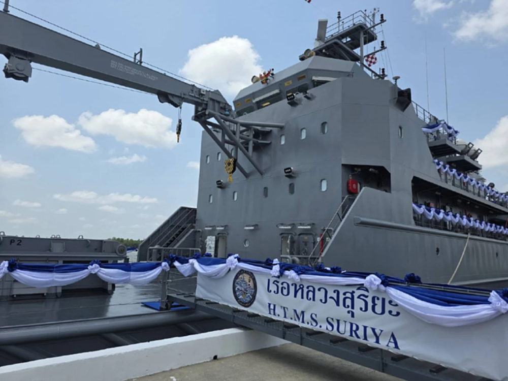 ผบ.ทร. รับมอบ 'เรือหลวงสุริยะ'ลำใหม่ ต่อโดยคนไทย เสริมทัพทางทะเล