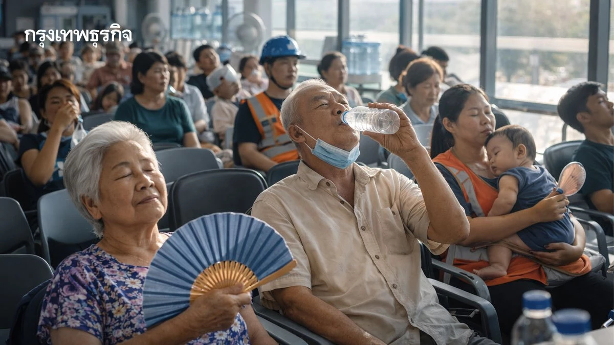 กทม. เผยยอดใช้ 'ห้องหลบร้อน' ทะลุ 5.9 หมื่นคน! คนกรุงพึงพอใจสูงถึง 99%