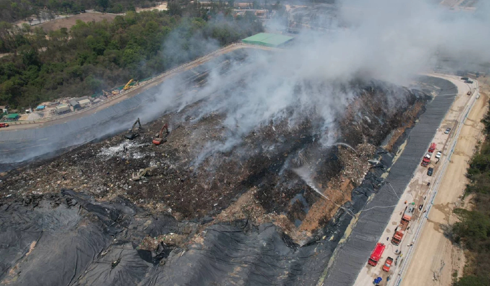 ไฟไหม้โรงงาน BWG สระบุรี ปะทุรอบ 2 พบ 'ก๊าซไซยาไนด์' เกินมาตรฐาน