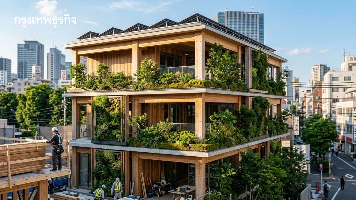 'กรีนวัสดุก่อสร้าง' ญี่ปุ่นโตกระโดด 1.6 แสนล้าน เมื่ออาคารไม่ใช่แค่ที่พัก