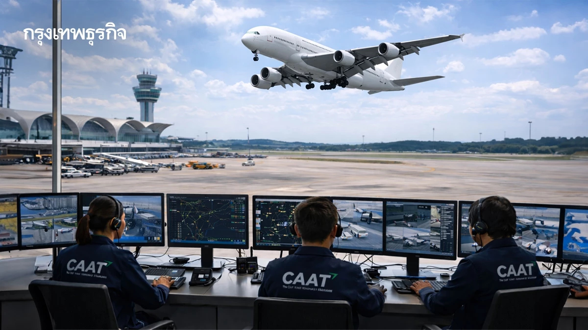 สงกรานต์บินอุ่นใจ! CAAT คุมเข้มความปลอดภัย มั่นใจทุกเที่ยวบิน
