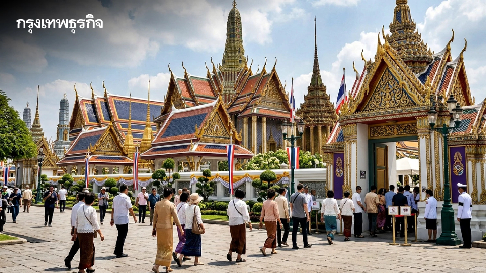 เช็ก สำนักพระราชวัง แจ้งช่วงเวลาเข้าชม พระบรมมหาราชวัง วัดพระแก้ว วันฉัตรมงคล 2-4 พ.ค.