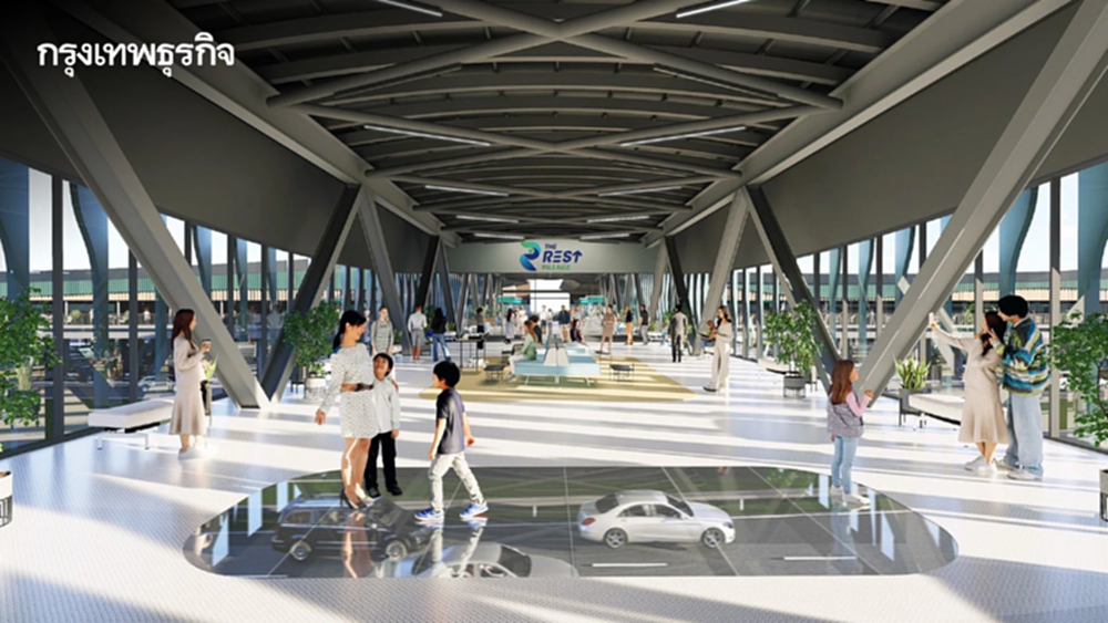 เปิดแล้ว The Rest Village ศรีราชา จุดพักรถรูปแบบใหม่ บน มอเตอร์เวย์ M7 รับสงกรานต์ 69