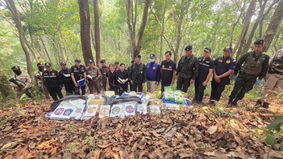 กองกำลังผาเมือง ปะทะเดือดเชียงราย! ยึดยาบ้า 1.7 ล้านเม็ด-ไอซ์ 20 กก.