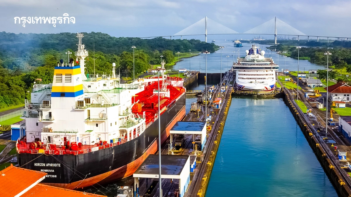 คลองปานามาติดหนัก 3 วัน เรือยอมจ่าย ‘130 ล้านบาท’ เพื่อแซงคิว