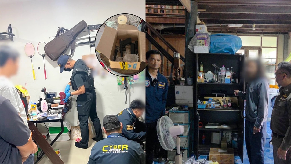 บุกค้น 5 จุดกรุงเทพ รวบ 2 พร้อมปืนเถื่อน กันก่อเหตุสงกรานต์ 2569