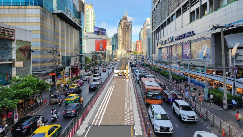 เช็กเส้นทางเลี่ยง หลัง รฟม. จ่อปิดสะพานประตูน้ำ 24 ชม. นาน 10 เดือน