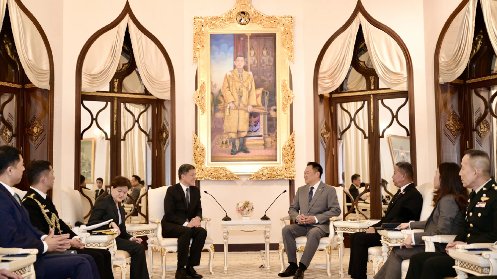 ‘อนุทิน’ถก ‘รมว.กลาโหมสิงคโปร์’ สนใจ’แลนด์บริดจ์’ไทย เสริมศักยภาพภูมิภาค