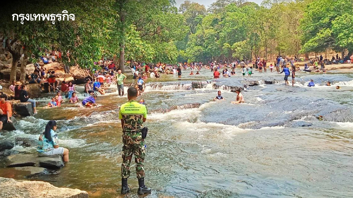 อุทยานฯ เปิดยอด ท่องเที่ยวสงกรานต์ 4 วัน ทะลุ 4.8 แสนคน 'ตาดโตน' แห่เที่ยวสูงสุด