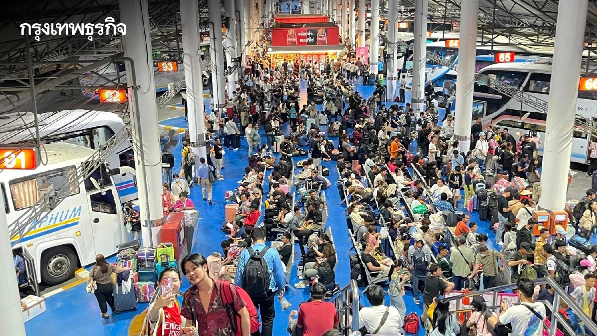 สงกรานต์ 69 บขส. เผยยอดเดินทาง 7 วัน ทะลุ 8.5 แสนคน ใช้รถกว่า 4.7 หมื่นเที่ยว