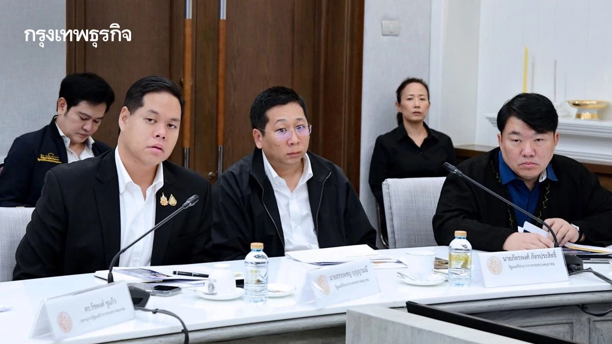 3 รมช.ป้ายแดง 'คมนาคม' เครื่องร้อน เข้ากระทรวงฯ ถกแผนขนส่งน้ำมัน